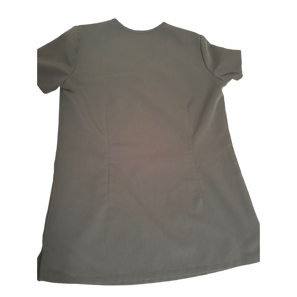 FIGS Technical Collection XXS Women's Scrub Top V-Neck Pocket Dark Gray‎ - Picture 5 of 7